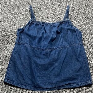 Request | Open Back Jean Tank Top